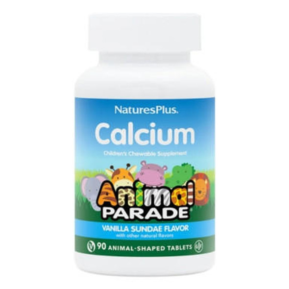  Nature's Plus Animal Parade Calcium Vanilla 90 Chews 