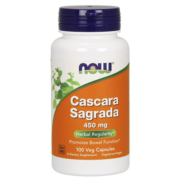  Now Foods Cascara Sagrada 450 Mg 100 Capsules 