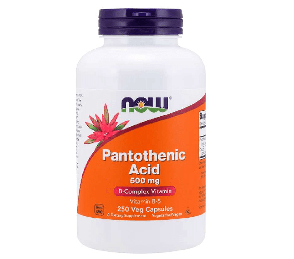  Now Foods Pantothenic Acid 500 Mg 250 Capsules 