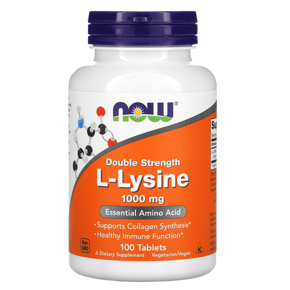  Now Foods L-Lysine 1000 Mg 100 Tablets 