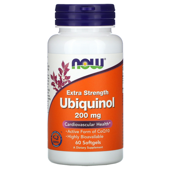  Now Foods Ubiquinol 200 Mg 60 Softgels 