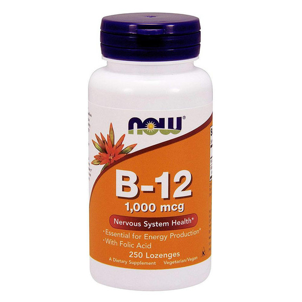  Now Foods B-12 1000mcg 250 Lozenges 