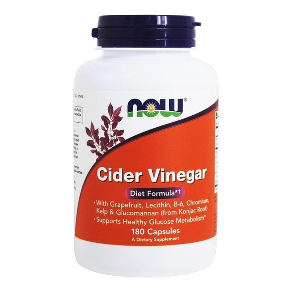  Now Foods Cider Vinegar Diet 180 Capsules 