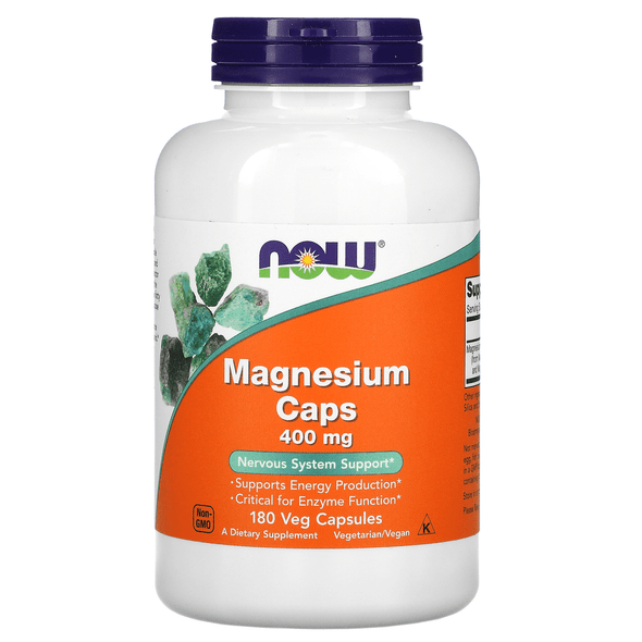  Now Foods Magnesium 400 Mg 180 Capsules 