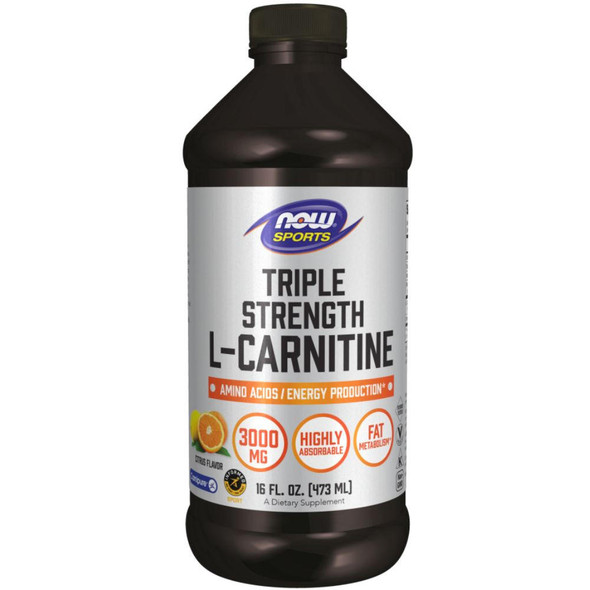  Now Foods Triple Strength L-Carnitine 16 fl oz 