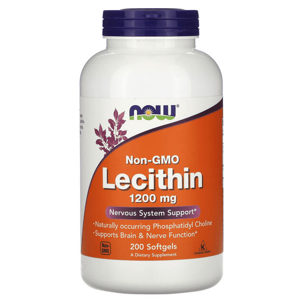  Now Foods Lecithin 1200 Mg 200 Softgels 