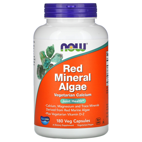  Now Foods Red Mineral Algae 180 Capsules 