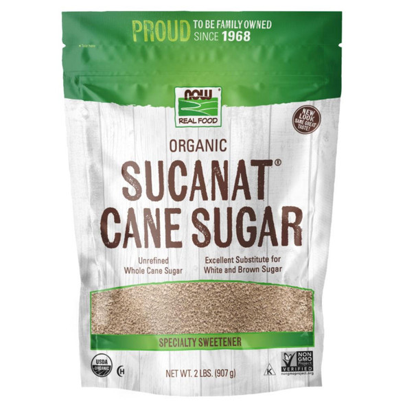  Now Foods Sucanat Organic 2 Lb 