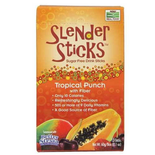  Now Foods Slender Sticks Tropical Punch 12 Pack 