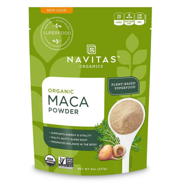  Navitas Naturals Raw Maca Powder (Certified Organic) 8 Oz 