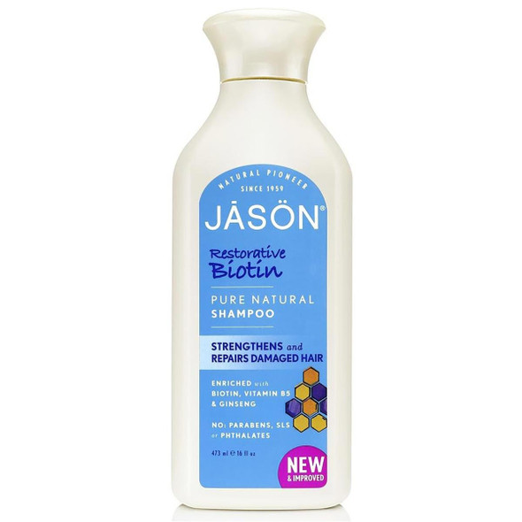  Jason Natural Biotin Shampoo 16 Oz 