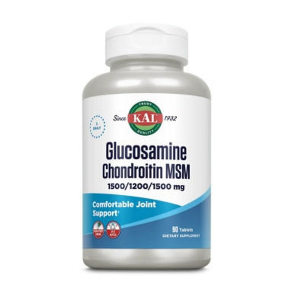  Kal Glucosamine, Chondroitin and MSM 90 Tabs 