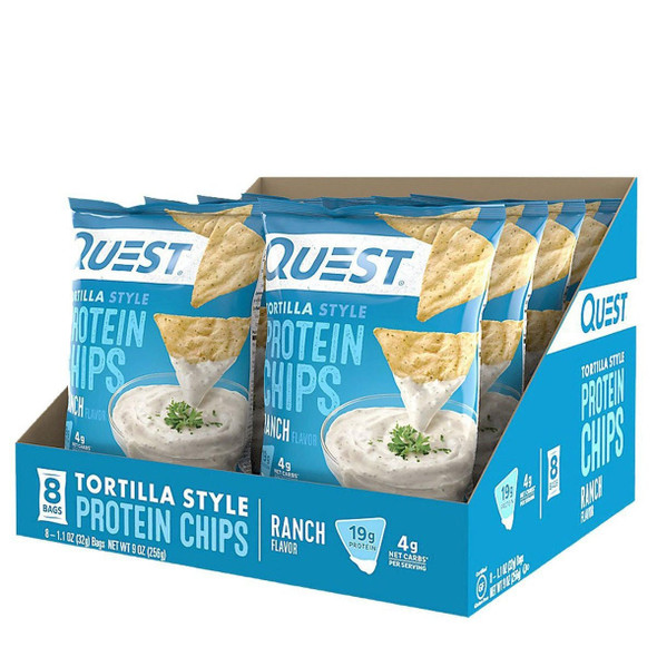 Quest Nutrition Quest Protein Tortilla Chips 8/Box 