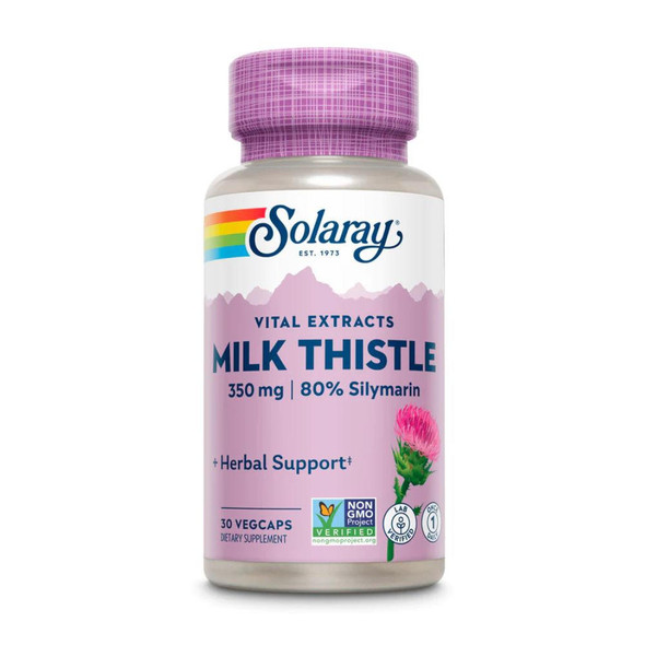  Solaray Milk Thistle One Daily 350mg 30 Caps 