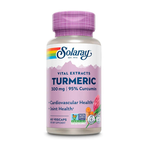  Solaray Turmeric Root Extract 300mg 60 Caps 