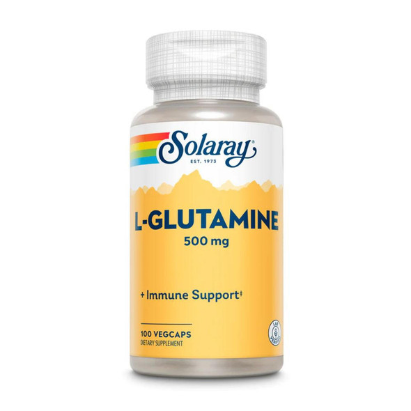  Solaray L-Glutamine 500mg 100 Caps 