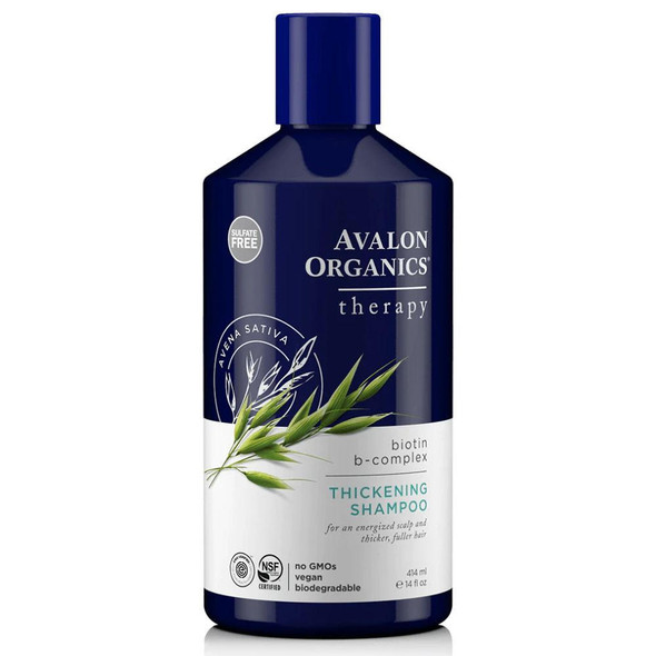  Avalon Organics Biotin B-Com Shampoo 14 Ounces 