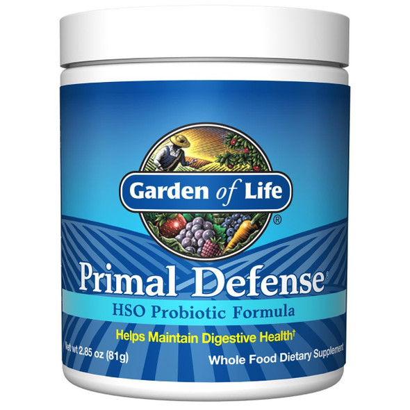  Garden of Life Primal Defense Powder HSO Probiotic Formula 81 Grams 