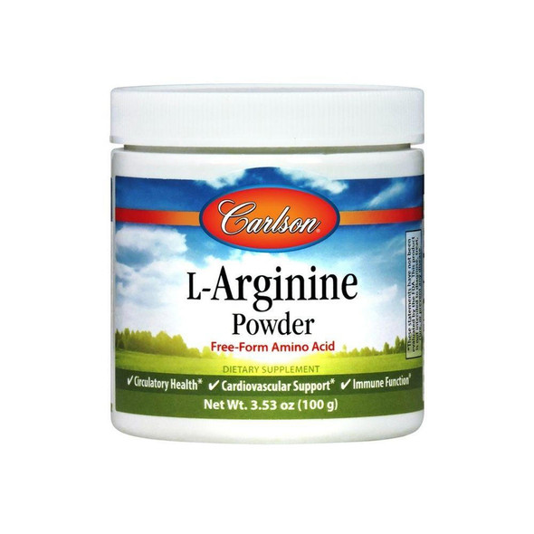  Carlson L-Arginine Powder 100 Grams 