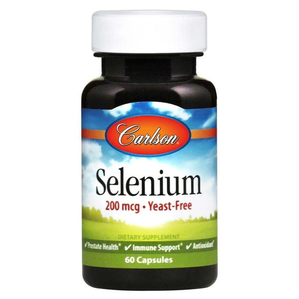  Carlson Selenium 200mcg 60 Capsules 