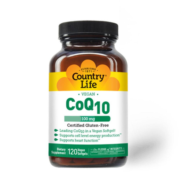 Country Life CoQ-10 60mg 60 Capsules 