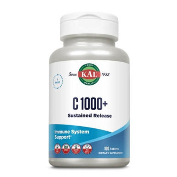 Kal KAL Vitamin C 1000mg w/ Bioflavonoids 100 Tablets 