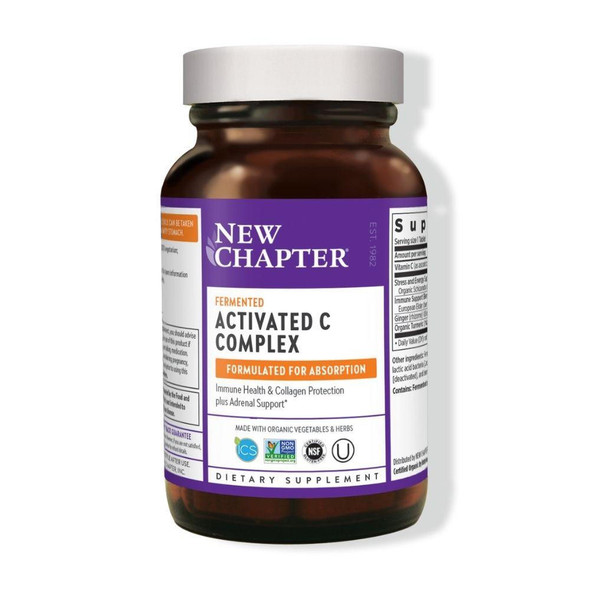  New Chapter Activated C Food Complex 180 Tablets 