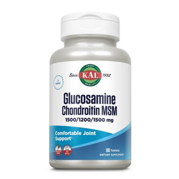 Kal KAL Glucosamine Chondroitin MSM 60 Tablets 