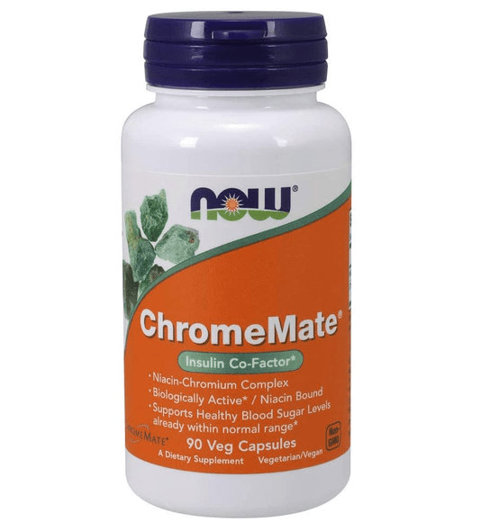  Now Foods ChromeMate 200mcg 90 Capsules 