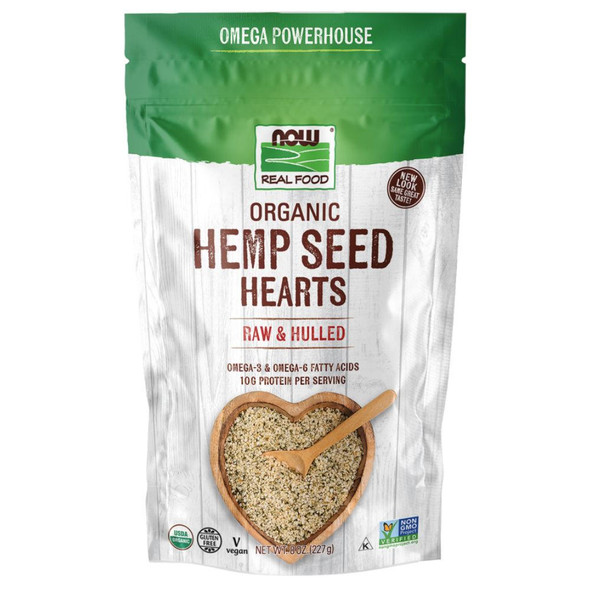  Now Foods Hemp Seed Hearts 8oz 