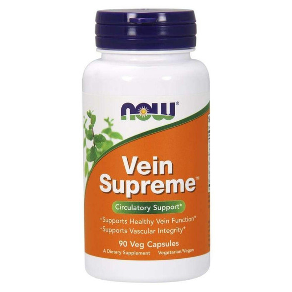  Now Foods Vein Supreme 90 Capsules 