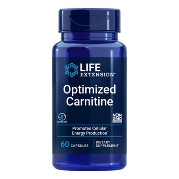  Life Extension Optimized Carnitine 60 Vegetable Capsules 