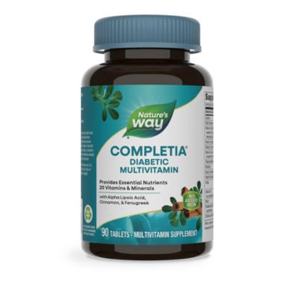  Nature's Way Completia Diabetic Complete Multi 90 Tablets 