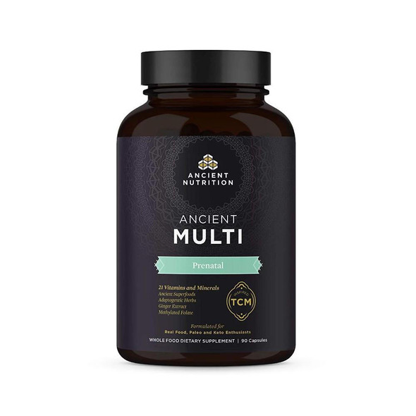  Ancient Nutrition Multi Prenatal 90 Capsules 