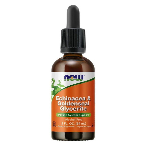 Now Foods NF Echinacea & Goldenseal Glycerite 2 fl oz 