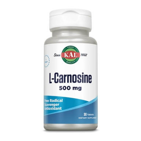  Kal L-Carnosine 500mg 30 Tabs 
