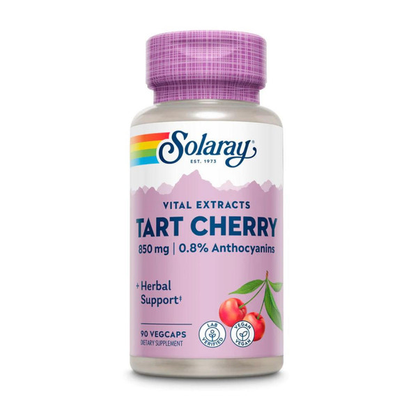  Solaray Tart Cherry Fruit Extract 425mg 90 Capsules 