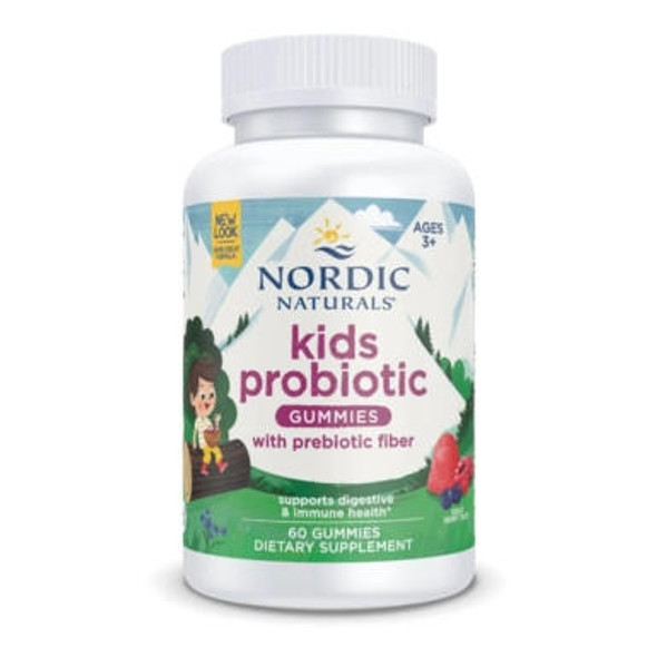 Nordic Naturals Nordic Flora Probiotic Gummies For Kids 60 Gummies 