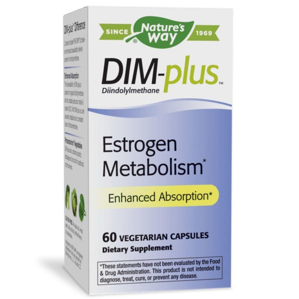  Nature's Way DIM-Plus Estrogen Metabolism 120 Caps 