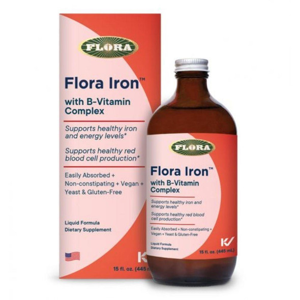 Flora (Udo's Choice) Flora Health Flora Iron w/ B-Vitamin Complex 15oz 