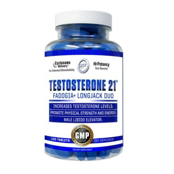  Hi-Tech Pharmaceuticals Testosterone 21 w/ Fadogia Agrestis & Tongkat Ali 