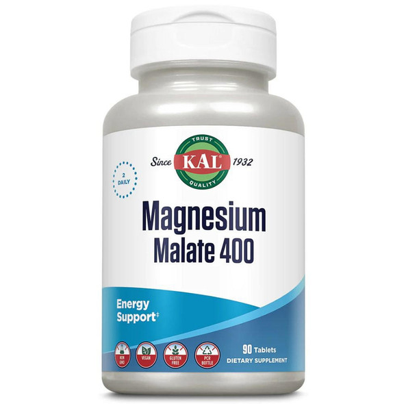 Kal KAL Magnesium Malate 400 90 Tablets 