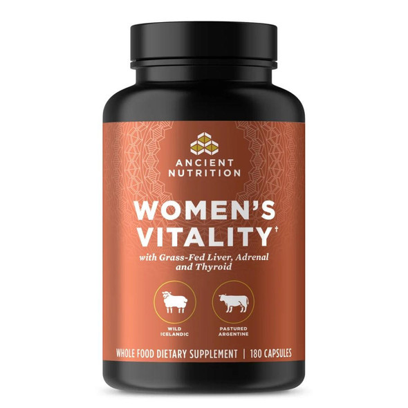  Ancient Nutrition Women's Vitality 180 Capsules 