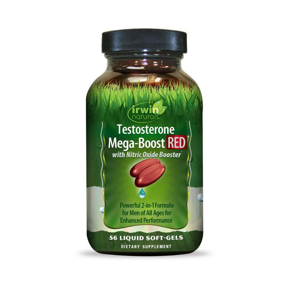  Irwin Naturals Testosterone Mega Boost Red 56ct 