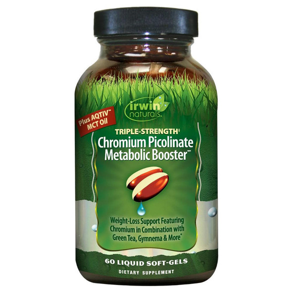  Irwin Naturals Triple Strength Chromium Picolinate 60ct 