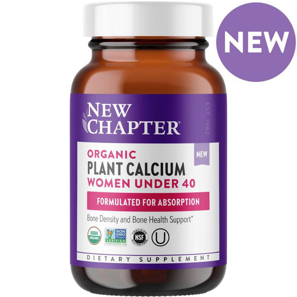  New Chapter Plant Calcium Women Under 40 60ct 