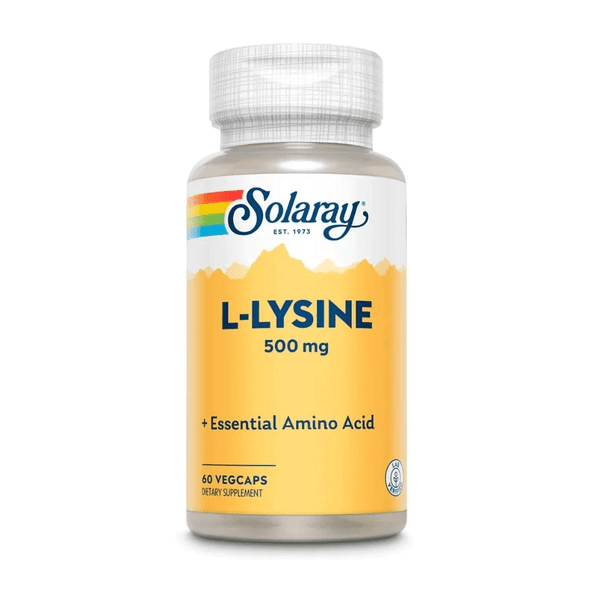  Solaray L-Lysine 500mg 60 Capsules 