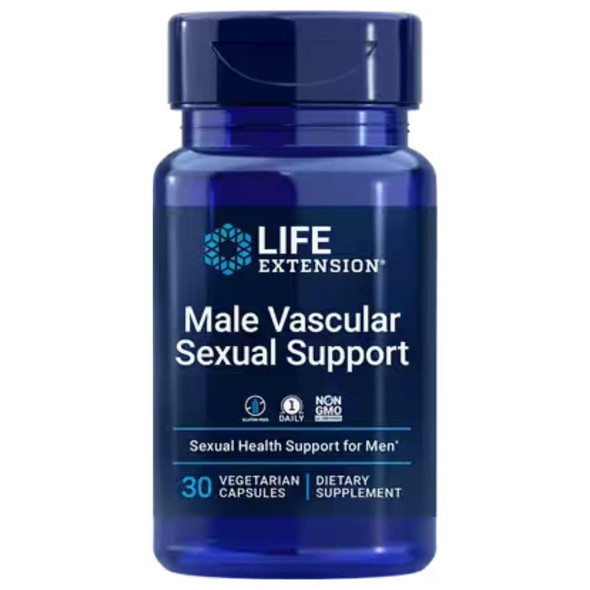  Life Extension Male Vascular Sexual Support 30 Capsules 