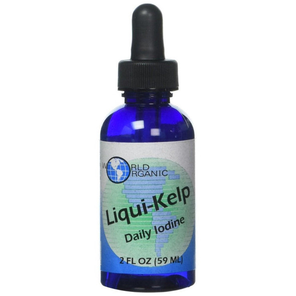  World Organic Liqui-Kelp Daily Iodine 2 floz 