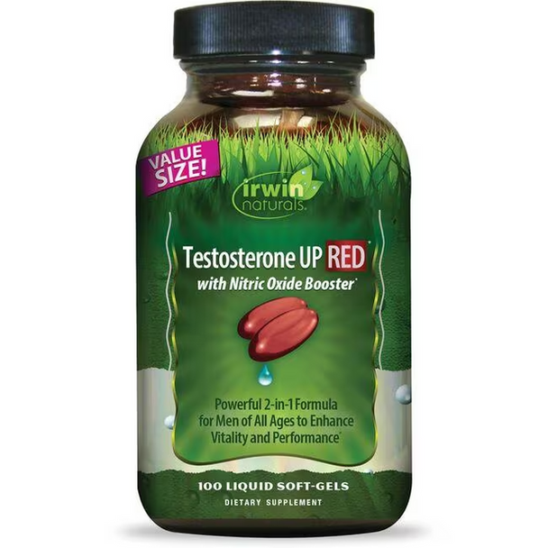 Irwin Naturals Testosterone Up RED 100 Capsules 